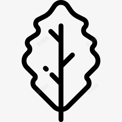橡树叶图标png_新图网 https://ixintu.com 叶 植物 橡树叶 自然 花园