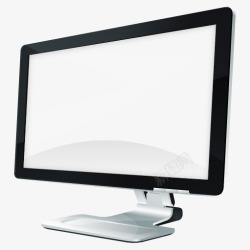 监控计算机屏幕显示另一个显示器素材