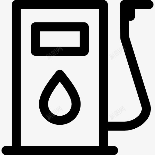 加油站图标png_新图网 https://ixintu.com 天然气 汽油 石油 运输