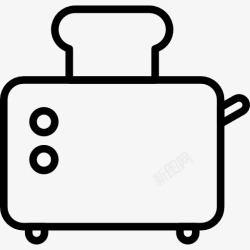 厨房烤面包机烤面包机图标高清图片
