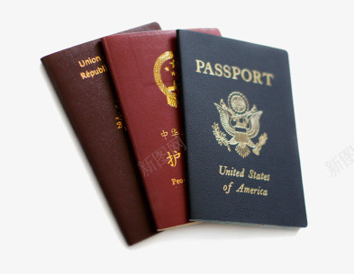 出国护照png免抠素材_新图网 https://ixintu.com 护照 本子 红色 证件