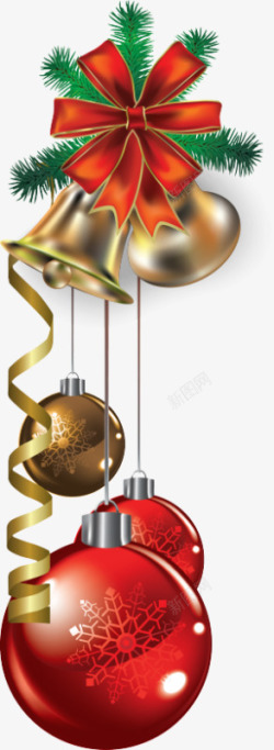 圣诞节铃铛图案素材