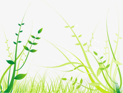 绿色天然春天植物素材