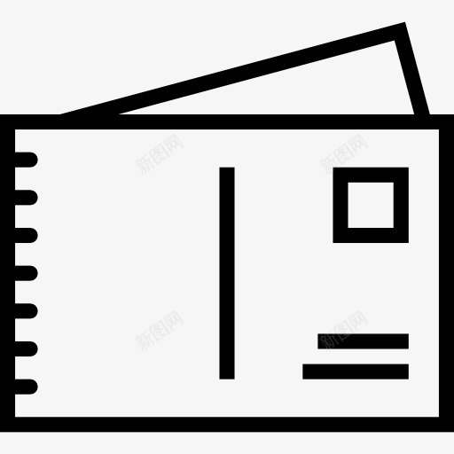 明信片图标png免抠素材_新图网 https://ixintu.com 信件 明信片 社会 邮件 邮票