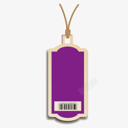 紫色物品标牌素材