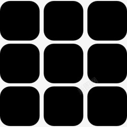 黑色键盘矢量手机按键黑九平方图标高清图片