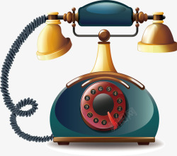 古代复古风复古电话机高清图片