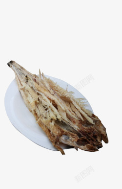 韩国菜品手撕明太鱼素材