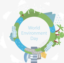 世界环境日爱护地球素材