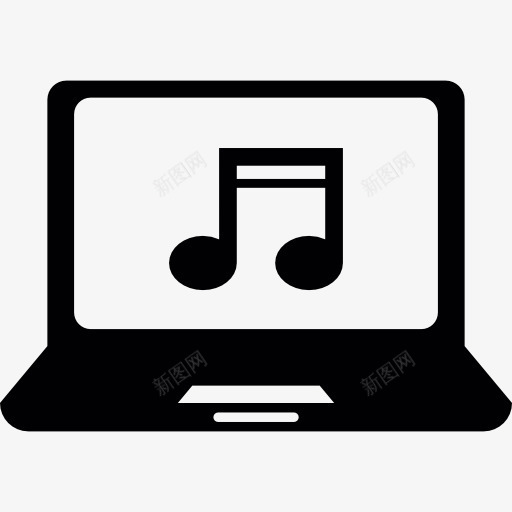 笔记本电脑图标png_新图网 https://ixintu.com 便携式 屏幕 监控 计算机技术 音乐