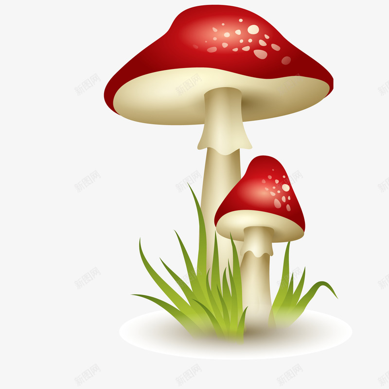 彩色手绘蘑菇食物元素矢量图ai免抠素材_新图网 https://ixintu.com 圆弧 弧度 弯曲 彩色 手绘 纹理 蘑菇 质感 食物 矢量图