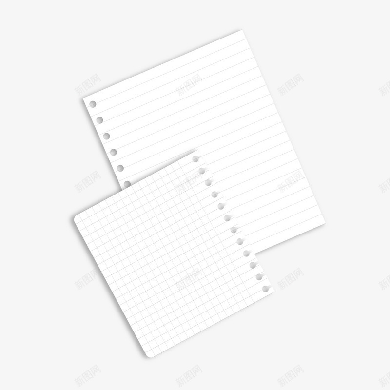 白色格子纸矢量图ai免抠素材_新图网 https://ixintu.com 学习 格子纸 白色 矢量图