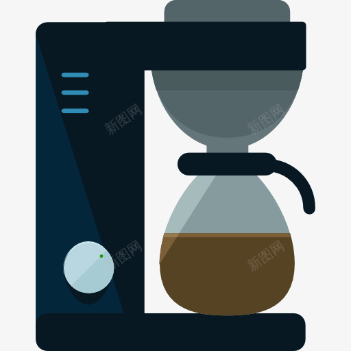 咖啡机图标png_新图网 https://ixintu.com 厨房 厨房设备 咖啡 咖啡机 器具 家具和家居 工具 食品