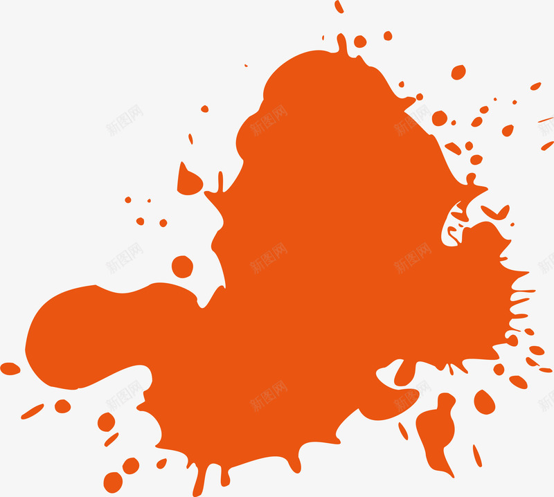 创意橙色涂鸦png免抠素材_新图网 https://ixintu.com 创意涂鸦 唯美涂鸦 抽象 橙色水彩 橙色涂鸦 橙色颜料