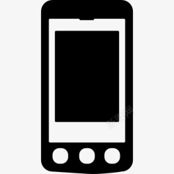 手机通讯工具电话有三个按钮图标高清图片