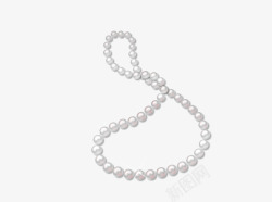 装饰品珍珠珍珠白项链高清图片