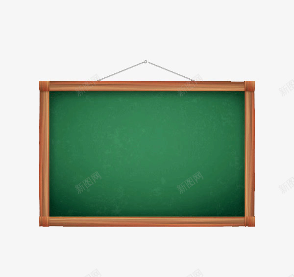 黑板绿色干净png免抠素材_新图网 https://ixintu.com 干净 教育 绿色 黑板