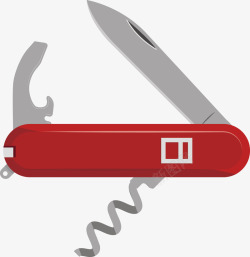红色刀具红色瑞士军刀高清图片