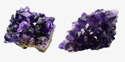 结晶体紫晶块高清图片