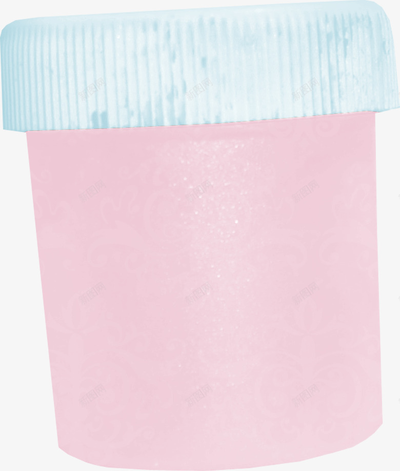 粉色颜料瓶png免抠素材_新图网 https://ixintu.com 瓶盖 蓝色瓶盖 颜料瓶
