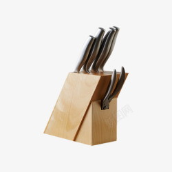 厨房刀具8件套德式不锈钢刀高清图片