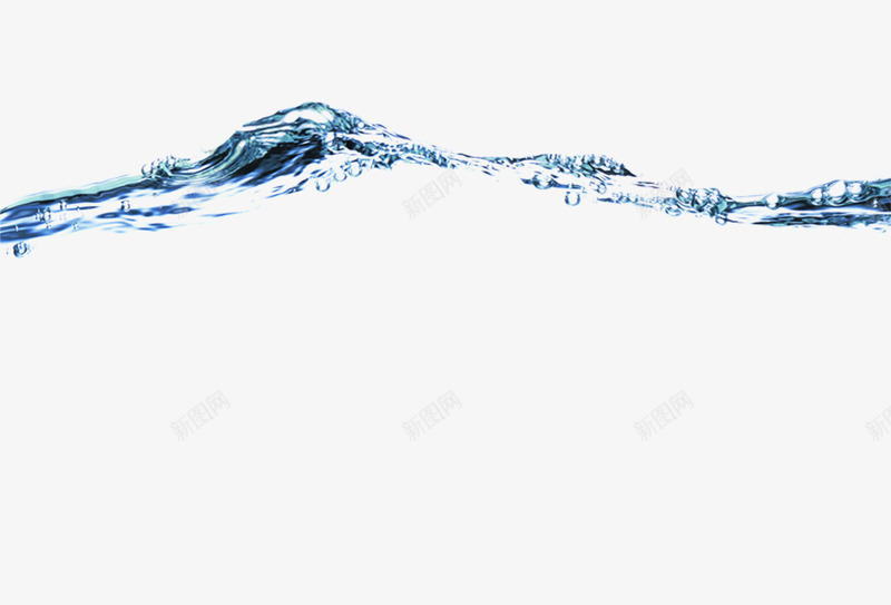 蓝色纯净水流液体png免抠素材_新图网 https://ixintu.com 水流 液体 纯净 蓝色