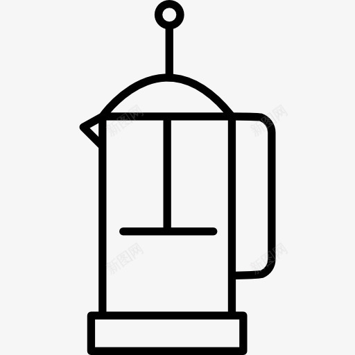 图标png_新图网 https://ixintu.com 厨房用具 工具和用具 水壶 热饮料 茶水壶