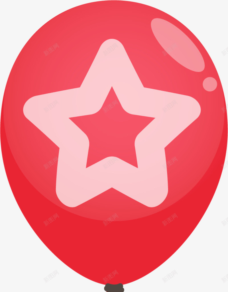 儿童节红色星星气球png免抠素材_新图网 https://ixintu.com 一个气球 一只气球 儿童节 星星气球 童趣 红色气球