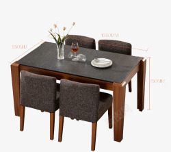 耐高温桌面简单家具餐桌火烧石高清图片