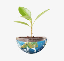地球与植物素材