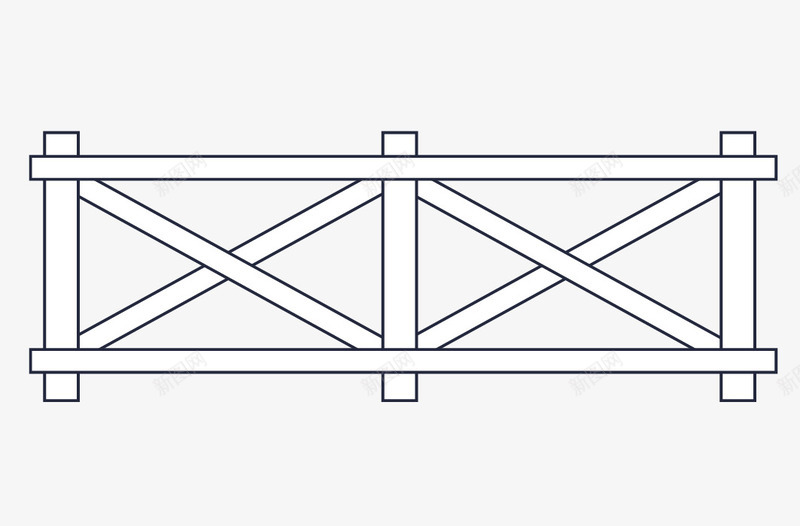 农场白色围栏栏杆矢量图eps免抠素材_新图网 https://ixintu.com 农场 白色围栏 白色栏杆 矢量素材 矢量图