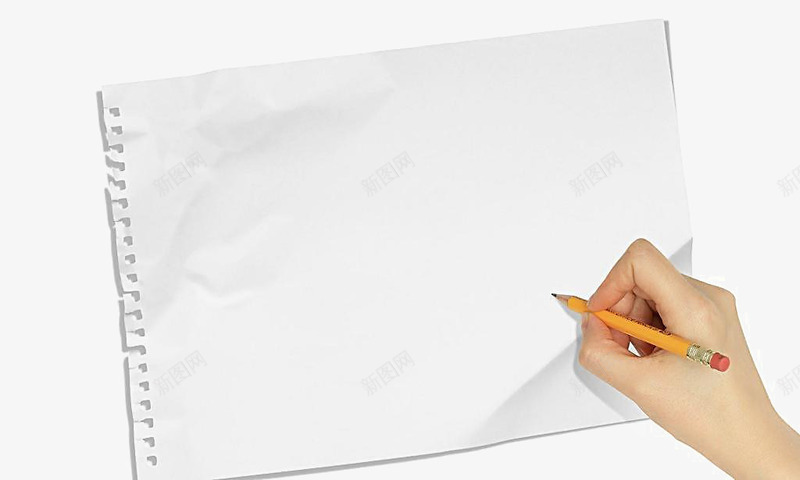 白纸上写字png免抠素材_新图网 https://ixintu.com 作业 写作业 写字 手写 白纸
