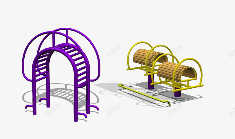 户外健身器材元素png免抠素材_新图网 https://ixintu.com 健身 健身器材 健身设施 户外健身