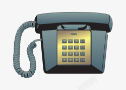 老式拨号电话素材