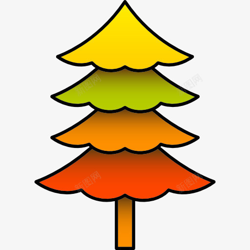 圣诞树图标png_新图网 https://ixintu.com 圣诞树 圣诞节 庭院 松 林 植物 自然公园 花园 装饰