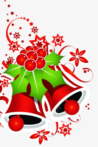 手绘圣诞铃铛植物装饰png免抠素材_新图网 https://ixintu.com 圣诞 植物 装饰 铃铛