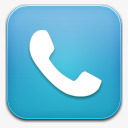 电话蓝色图标png_新图网 https://ixintu.com blue phone 电话 蓝色的
