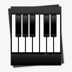 钢琴按键图标图标