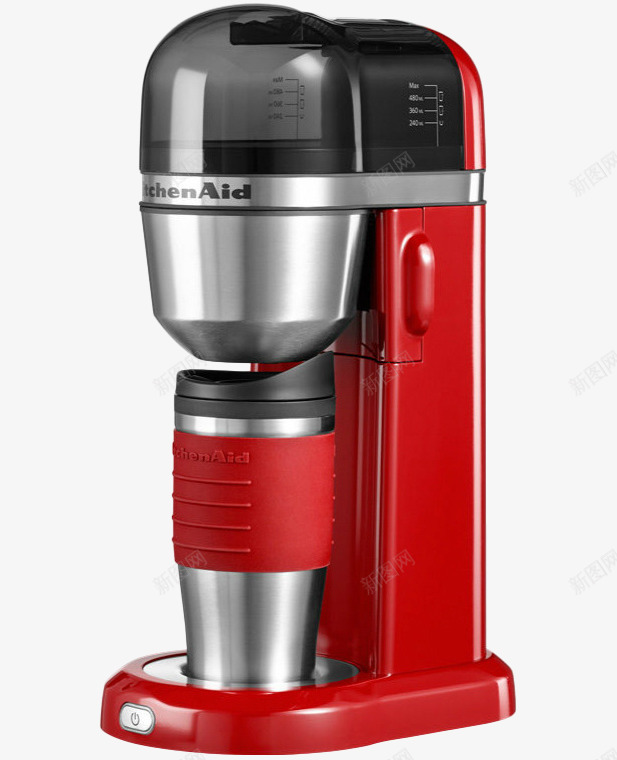 KitchenAid咖啡机png免抠素材_新图网 https://ixintu.com png 产品实物 家电 红色