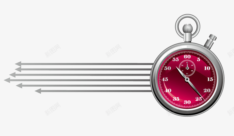 时间与速度png免抠素材_新图网 https://ixintu.com 时钟 时间 速度 速度线