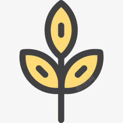 稻草秸秆秸秆图标高清图片