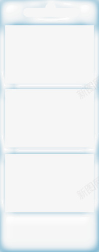 光框png免抠素材_新图网 https://ixintu.com 架子 框架 淡青色