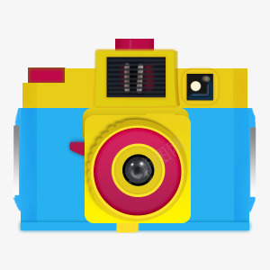 彩色相机桌面png免抠素材_新图网 https://ixintu.com 彩色 桌面 相机