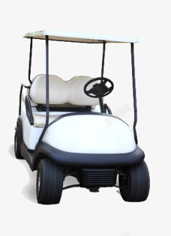 高尔夫捡球车高尔夫球场里的车高清图片