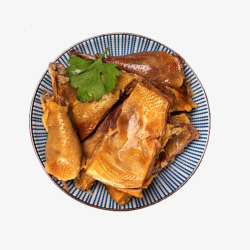 土特产腊肉产品实物特色风干鸡高清图片