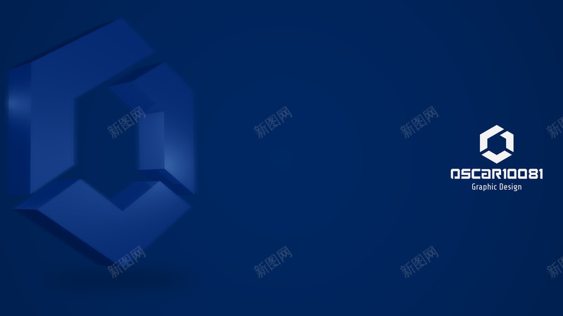 蓝色纯色底块创意logo图标png_新图网 https://ixintu.com logo 创意 蓝色