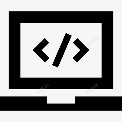代码标志在笔记本电脑的屏幕图标png_新图网 https://ixintu.com 代码 屏幕工具 接口 显示器 标志 电脑 笔记本电脑 网络