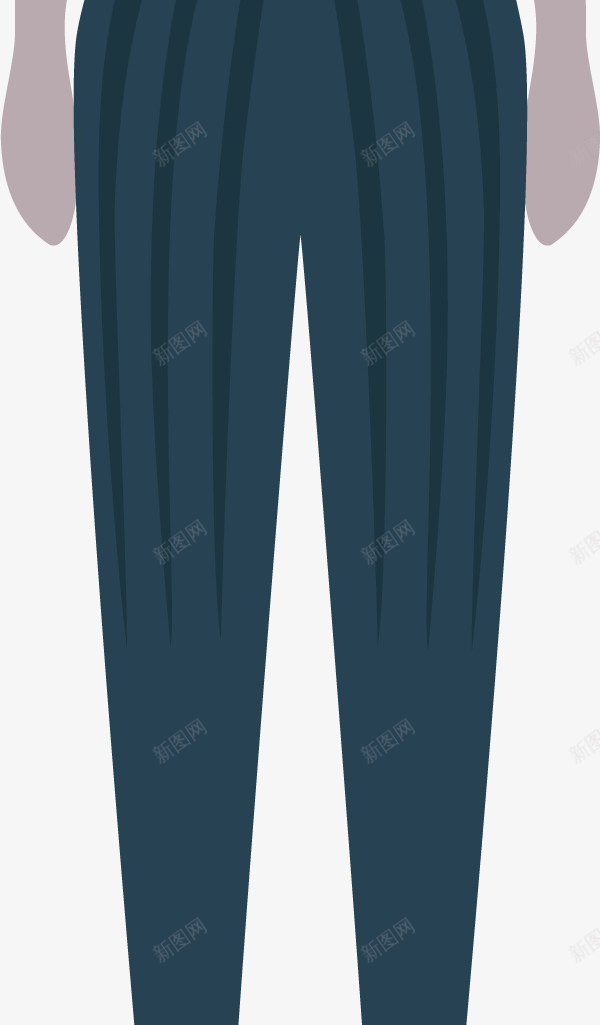 长发女孩png免抠素材_新图网 https://ixintu.com 手绘 模特 白色裙子 眼镜框 长发 项链 黑色