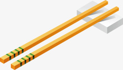 筷子片矢量图素材
