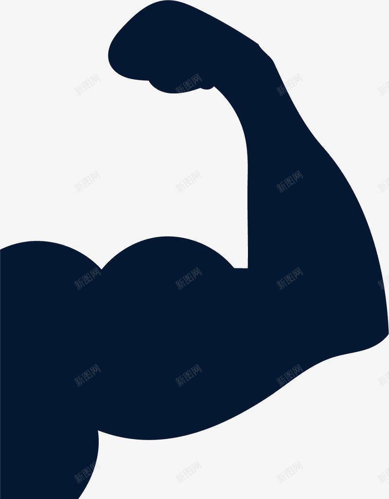 纯色手臂矢量图图标eps_新图网 https://ixintu.com 力量手臂 手臂 粗壮手臂 纯色 肌肉手臂 肌肉群 矢量图